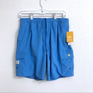 Nwt Quiksilver Waterman Collection Balance 18" Volleys Light Blue Mens S…